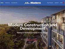 Tablet Screenshot of modernco.com.au