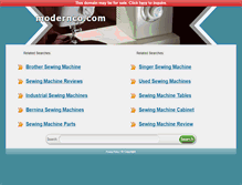 Tablet Screenshot of modernco.com